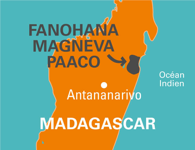 Carte cooperatives malagaches - nectar de litchi